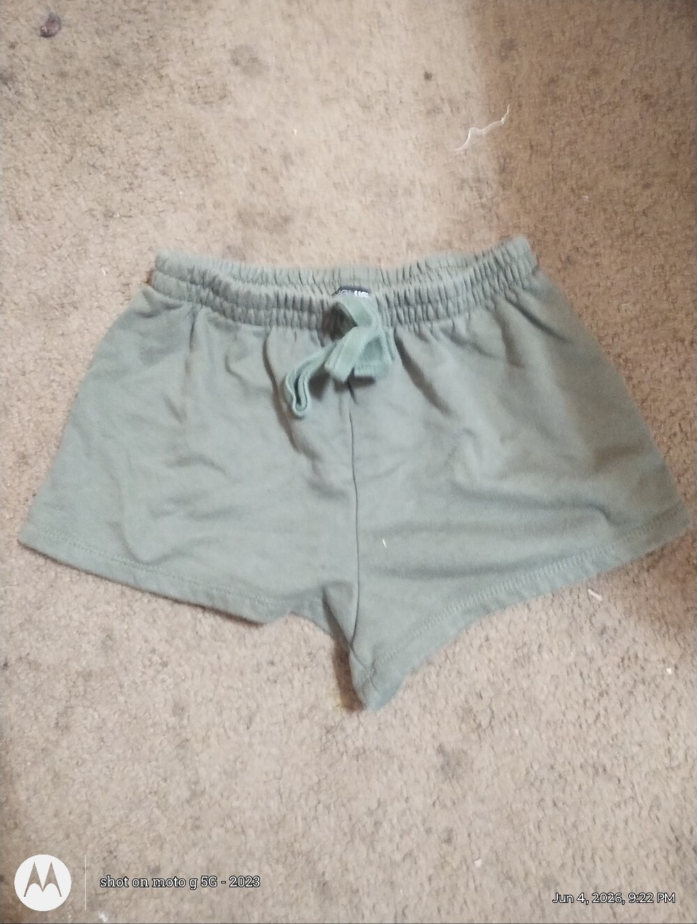 Fashion Nova Olive Green Athletic Lounge Shorts